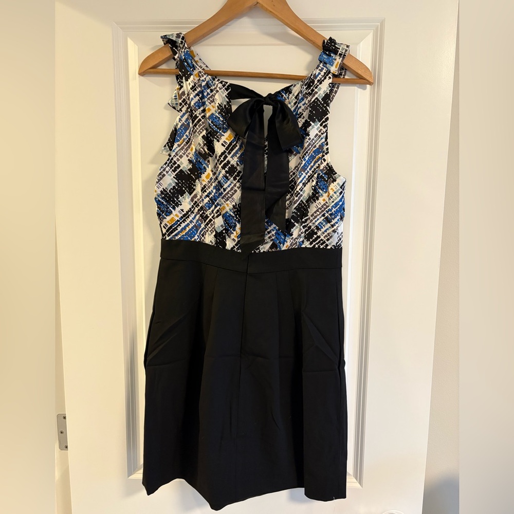 BCBG MaxAzria Elegant Black and Multicolor Dress